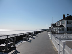 the norther section of the Point Pleasant Beach Boardwalk